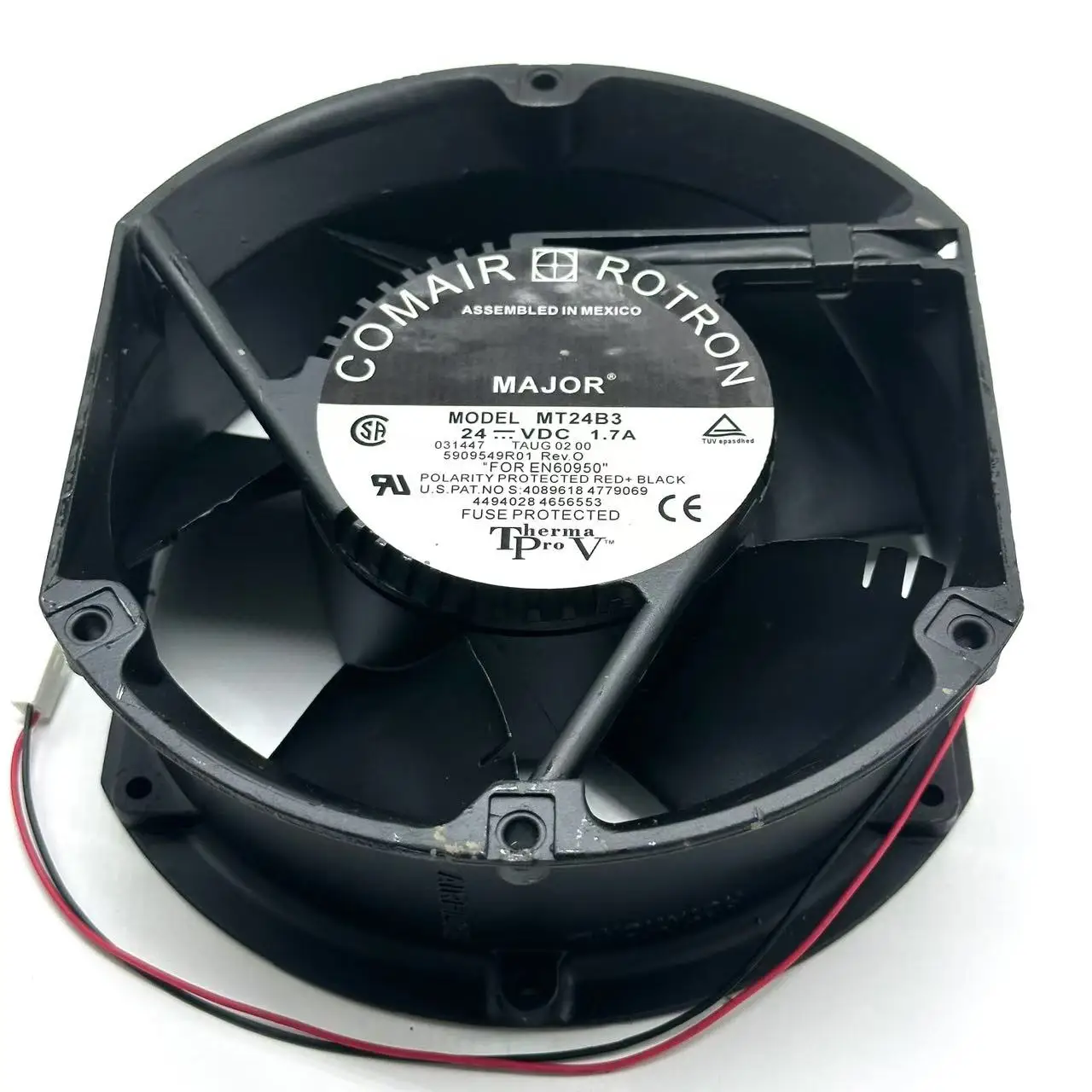 Фото Comair Rotron MT24B3 DC 24 В 1,7 А 170x150x50 мм 2-проводной охлаждающий вентилятор для сервера №1