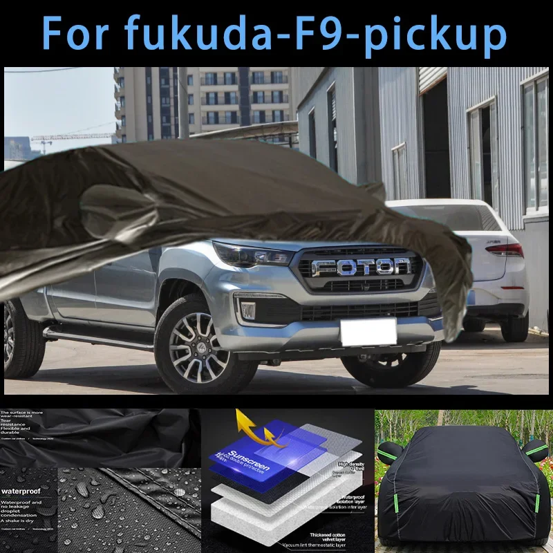 Для fukuda-F9-пикап уличная защита полные автомобильные чехлы снежный чехол