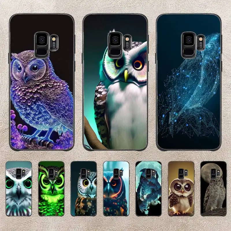 

Animal Night Owl Lovely Phone Case For Samsung Galaxy A51 A50 A71 A21s A31 A41 A10 A20 A70 A30 A22 A02s A13 A53 5G Cover Coque