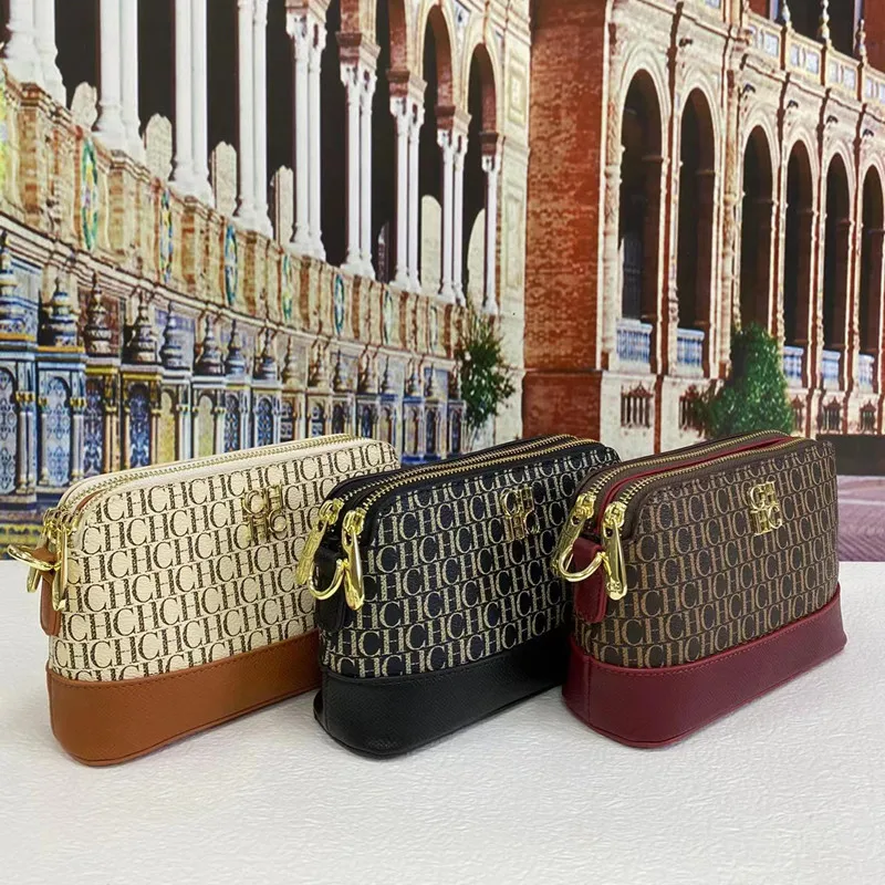 

CHCH HCHC Real Cowhide 2023 New Fashion Letter Single Shoulder Crossbody Bag Purse and Handbags Luxury Designer Petit Sac Femme