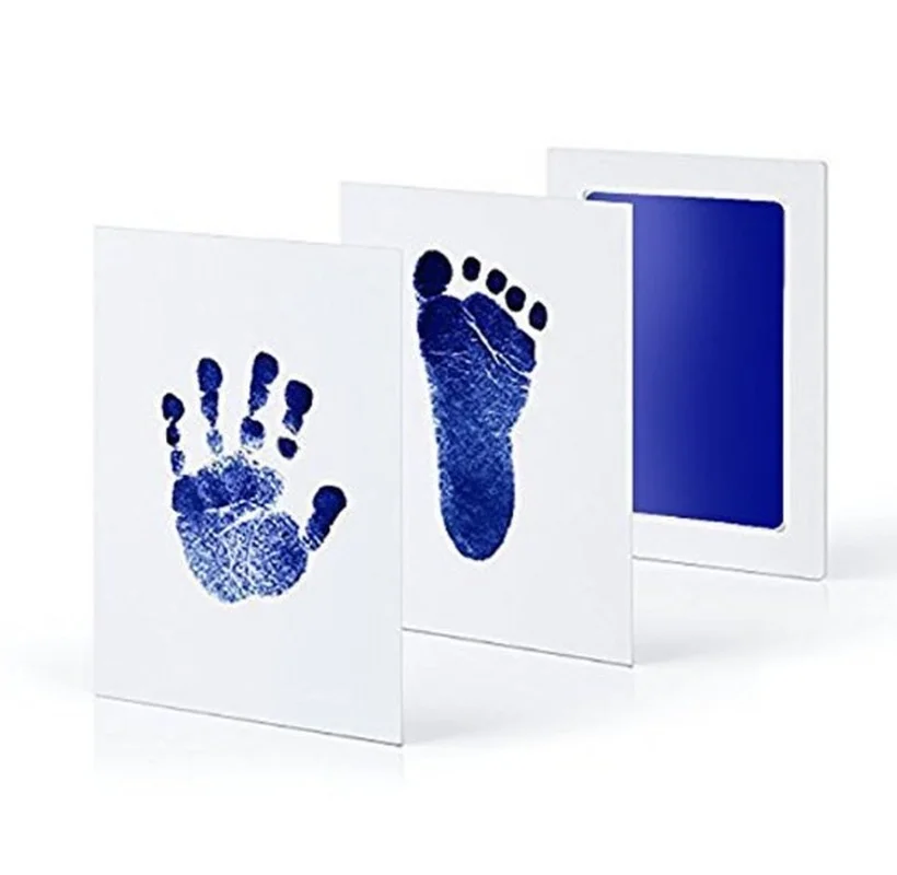 

Newborn Footprint Ink Pad Infant Gift Environmental-friendly Baby Care Non-Toxic Handprint Footprint Imprint Kit Baby Souvenirs