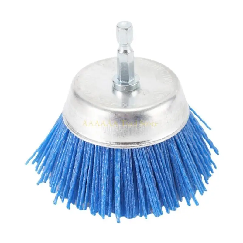 

A2BE Нейлоновая волокна щетка для головки электрическая бурильная щетка для гладкой отделки Снимите ржавчину