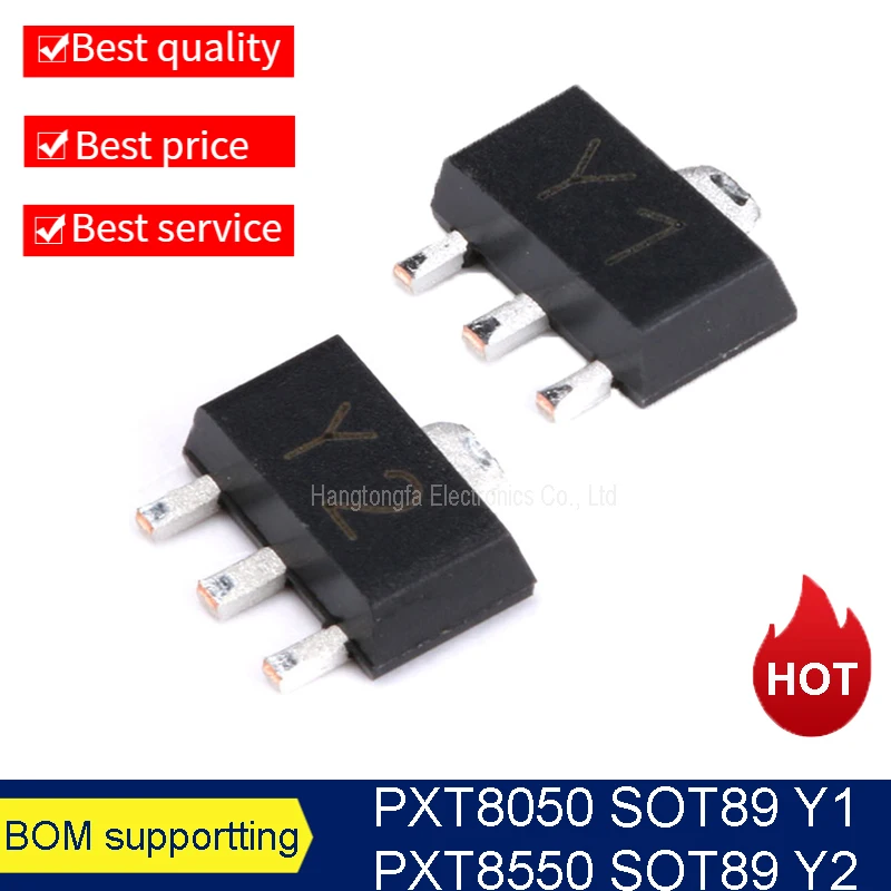 

Новинка 100 шт./лот PXT8050 PXT8550 SOT-89 Маркировка Y1 Y2 NPN SMD транзистор