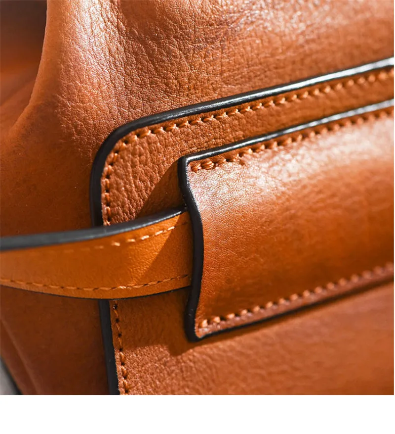 Fashion luxury genuine leather ladies cute crossbody bag designer simple soft real cowhide women's party small shoulder bag