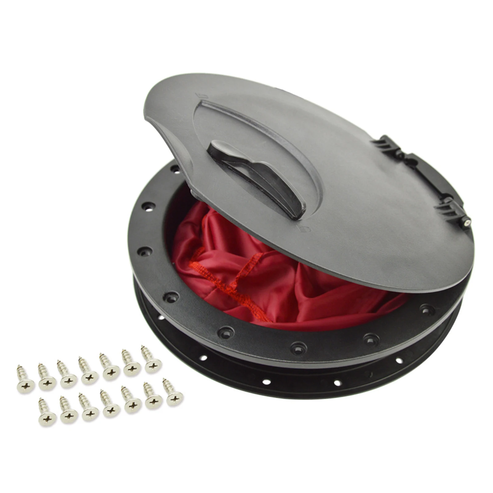 

9 Inch Marine Cover Pull Out Deck Plate Hole Deck Plate Kit Hatch With Kayak Boat Fishing Rigging Marine Boat Kayak Accessories