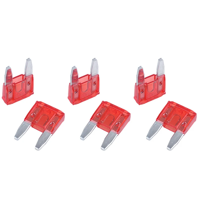 

180 шт. 10 А 10 А автомобильные мини-плавкие предохранители красного цвета для автомобиля