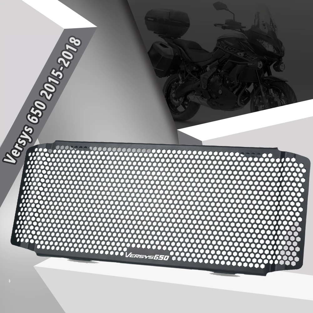 

Защитные аксессуары для мотоциклов, защитная крышка радиатора для Kawasaki Versys 650 2015 2016 2017 2018 versys650 VERSYS 650