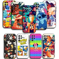 disney cartoon cute phone cases for samsung galaxy a31 a32 a51 a71 a52 a72 4g 5g a11 a21s a20 a22 4g cases funda coque carcasa