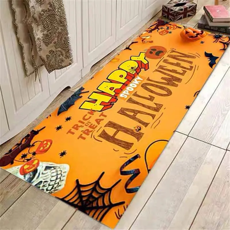 Длинный кухонный напольный Противоскользящий дверной коврик VIKAMA Halloween Diatomite для