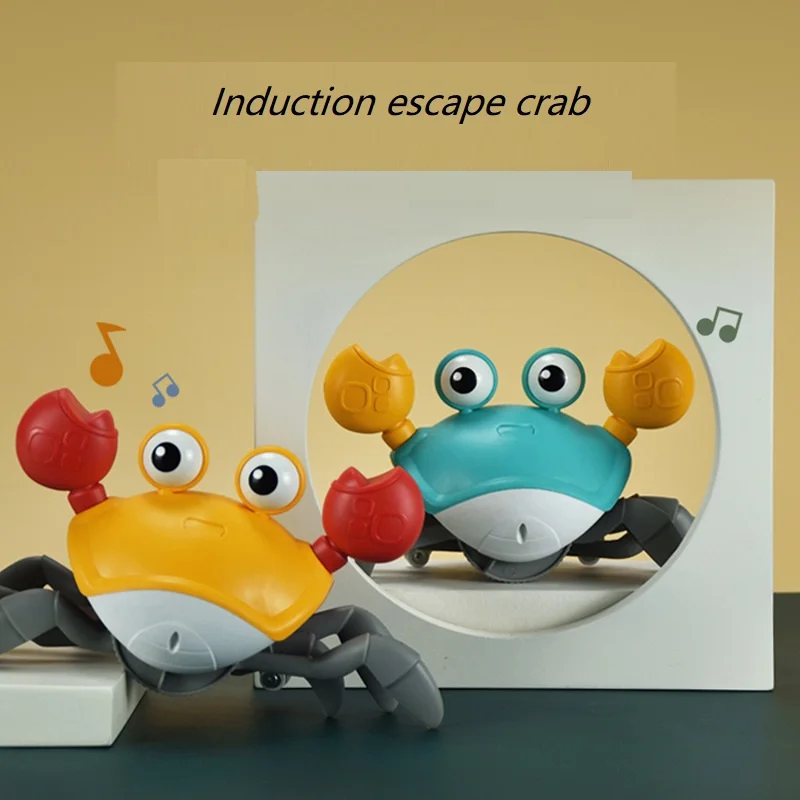 

Induction Escape Crab Rechargeable Electric Musical Pet Toy for Kids Children's Birthday Gifts Educational Learn to Climb Toys