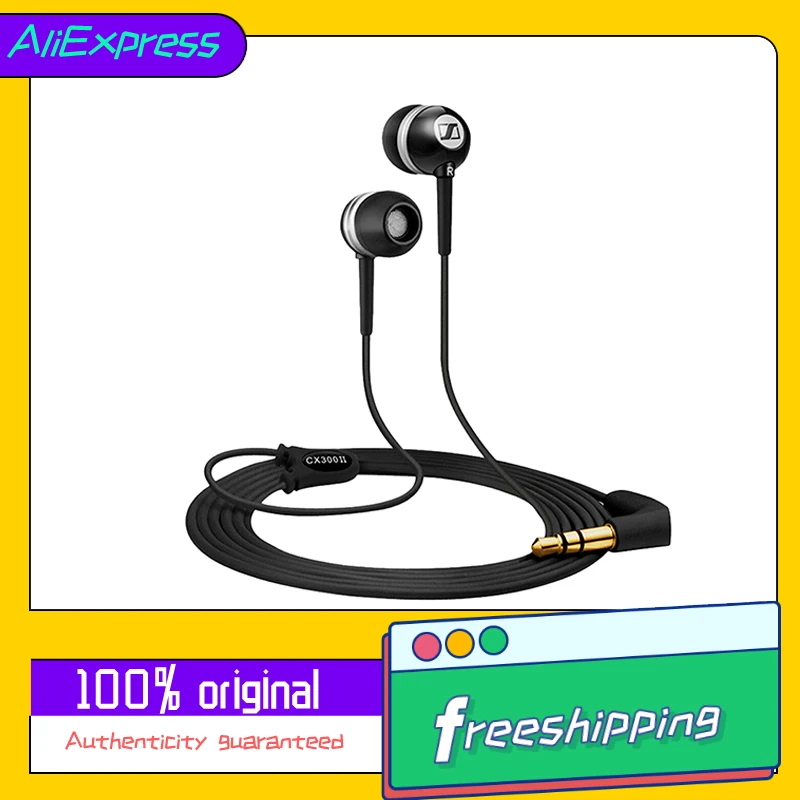 Наушники Sennheiser CX300II Проводные с глубокими басами 3 5 мм