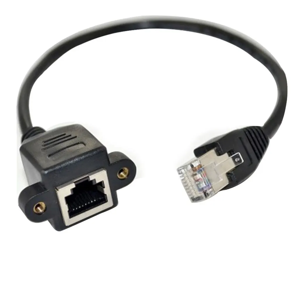

0,3-5 м RJ45 Удлинительный кабель аксессуары штекер-гнездо сетевой адаптер LAN пластиковый экранированный Ethernet домашний панельный разъем