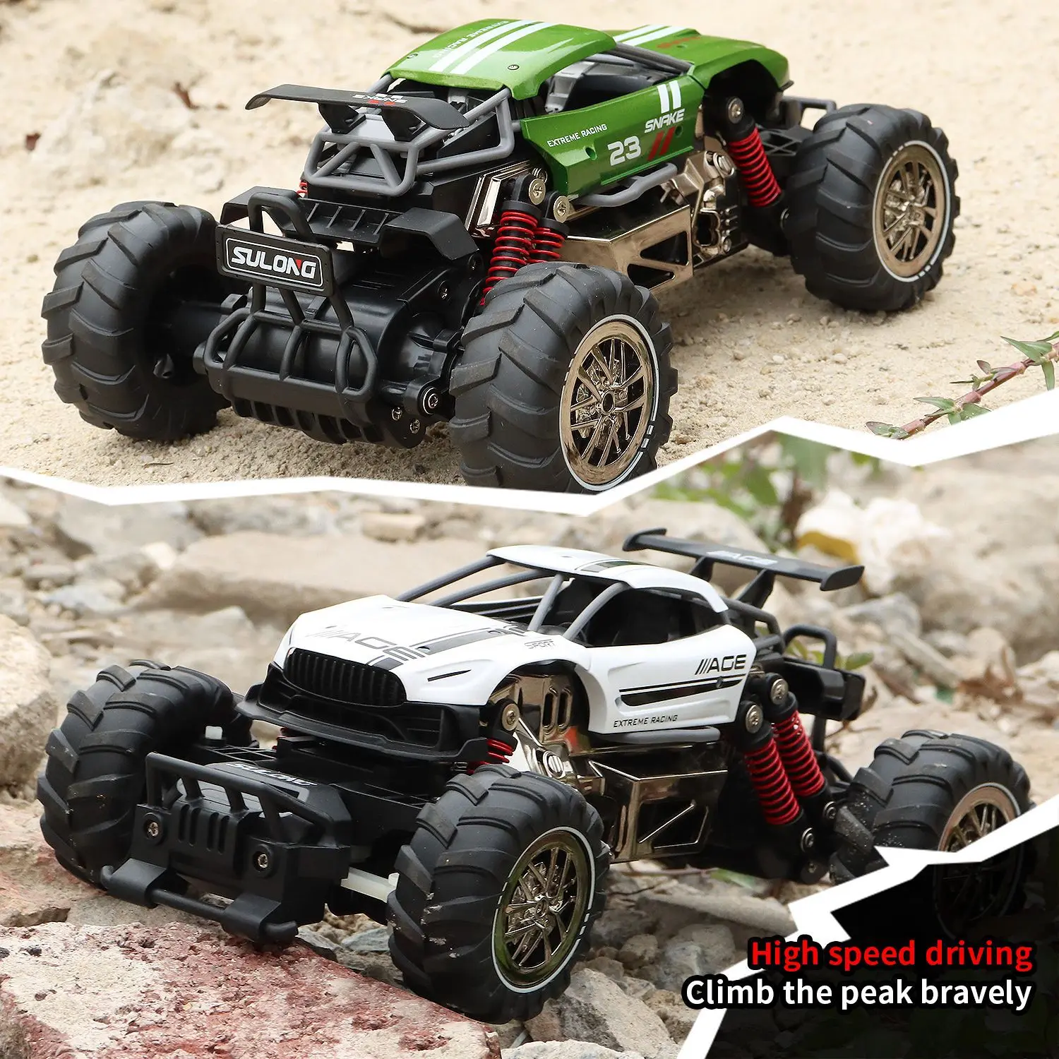 Rc remote control car mountain off-road climbing wireless remote control 1:14 high-speed car drift racing boy children's toys enlarge