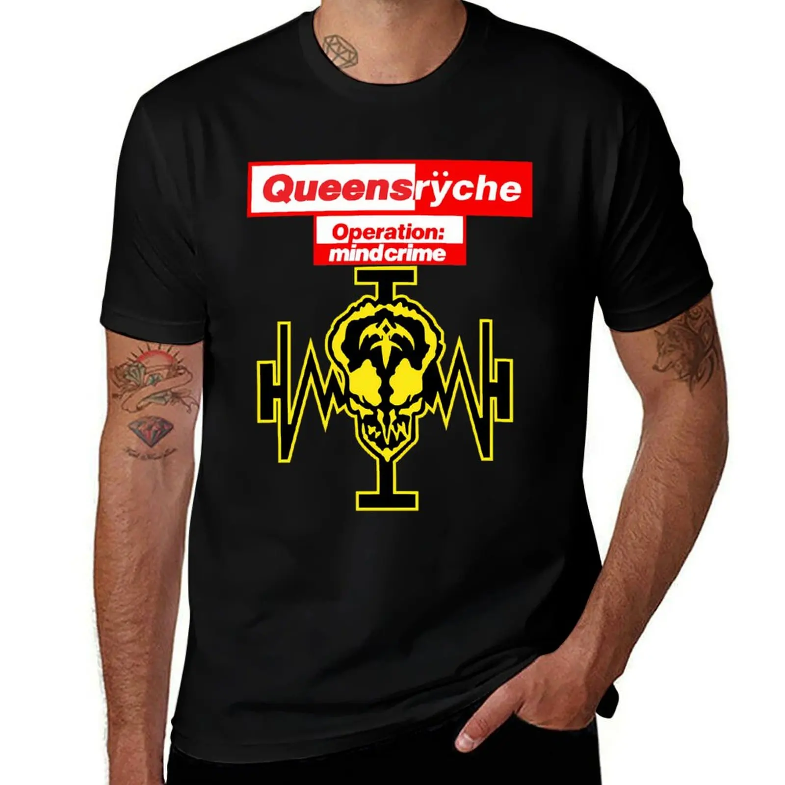 Фото Футболка Operation Mindcrime For Fans, повседневная свободная футболка с короткими рукавами для мужчин №1