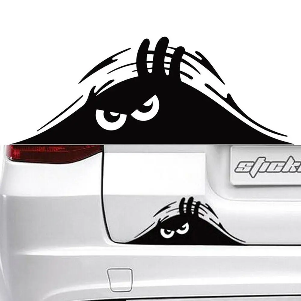 

Funny 3D Big Eyes Elves Car Stickers Peeking Eyes Sticker for Car Decoration Anti Scratch Waterproof Self-adhesive Car Decals