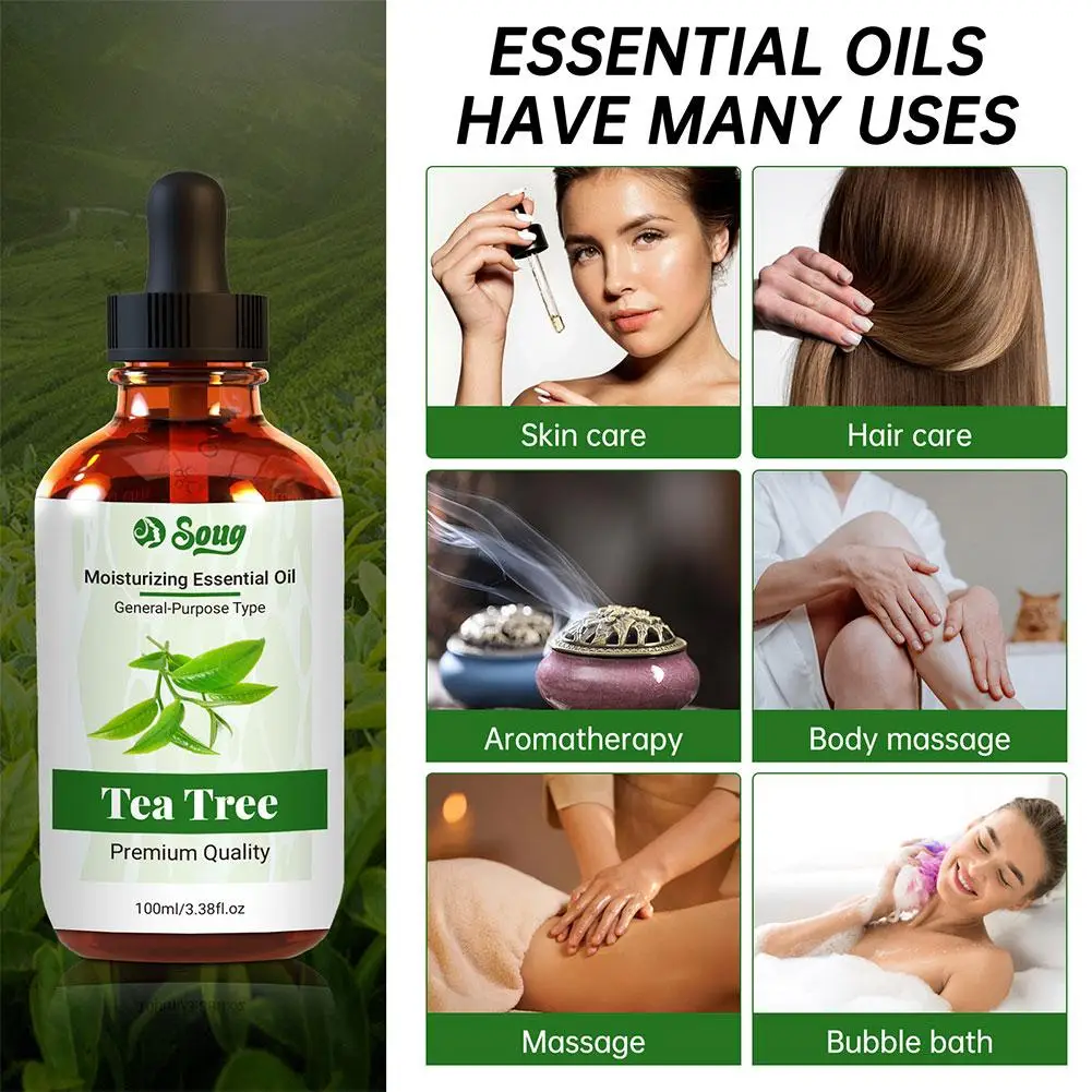 Эфирные масла чайного дерева лаванды перечной мяты ванили чистые натуральные