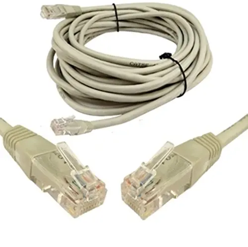 Подключаемый кабель длиной 1.8 метра маркировки "новый" с разъемом для вилки и RJ45 для сети Ethernet CAT5e, модема ADSL, маршрутизатора Hub, патч-корд UTP, кабель-лидер N1.8 для интернета, ПК, ноутбука серого цвета.