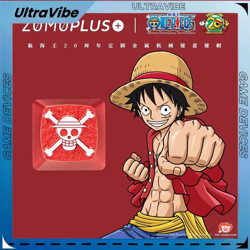 Новые Zomoplus One Piece Luffy Zoro персонализированные металлические колпачки для клавиш