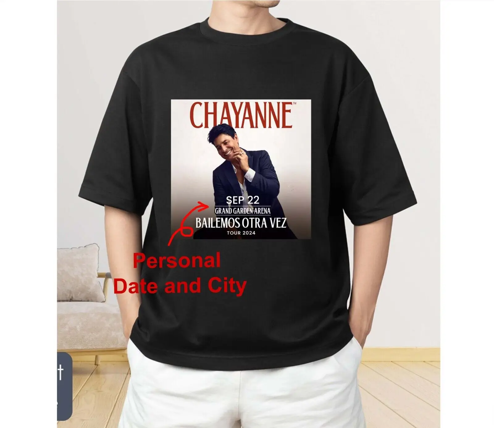 Chayanne Bailemos Otra Vez 2024 Shirt Custom Date Tour