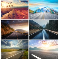 natural scenery photography background highway landscape travel photo backdrops studio props 2279 dll 06