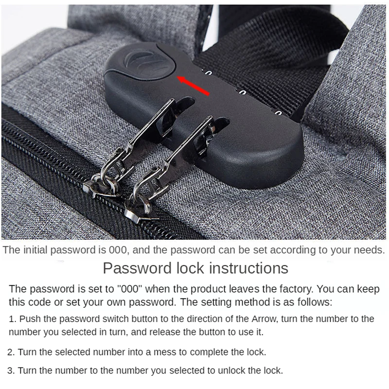 Мужской USB Противоугонный Большой Вместительный повседневный рюкзак для