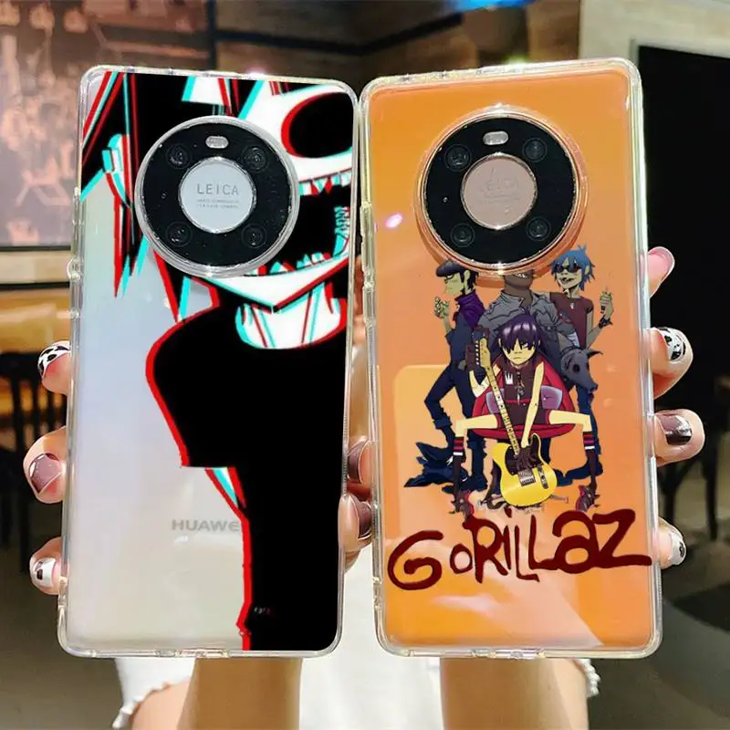

Gorillaz Phone Case for Samsung S10 20 22 23 A10 40 for Xiaomi10 Note10 for Huawei P50 20 Honor60 70