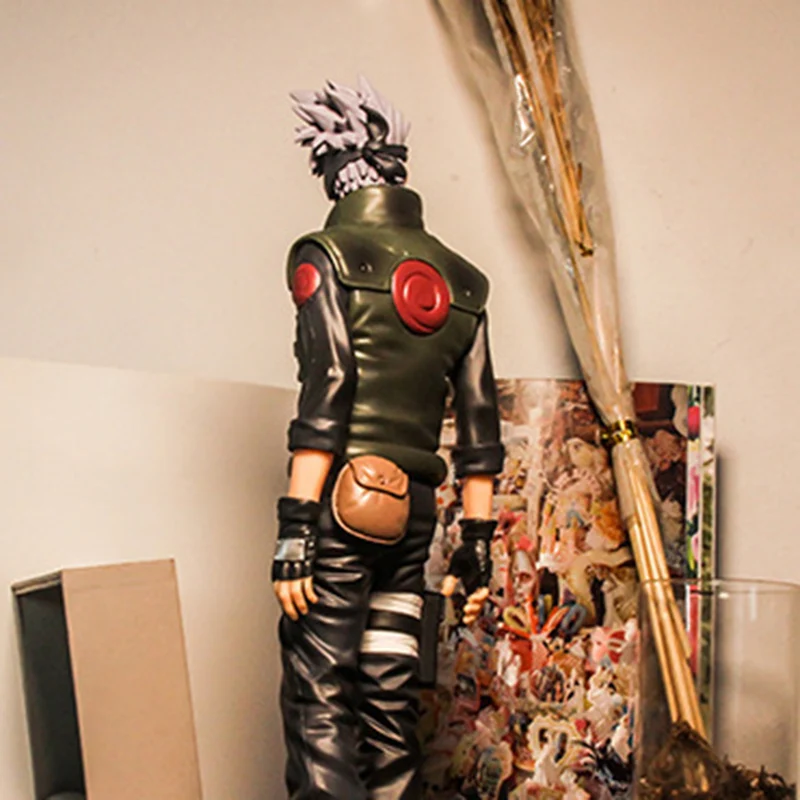 Фото Аниме-фигурка Наруто Hatake Kakashi, настольное украшение, мультяшная детская игрушка, крутой подарок на день рождения №2