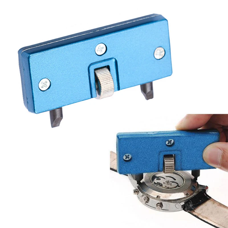 

2 in 1 Repair Tool Set Watch Back Remover Tool Adjustable Opener Back Case Remover Watch Case Back Opener Repair Remover Holder