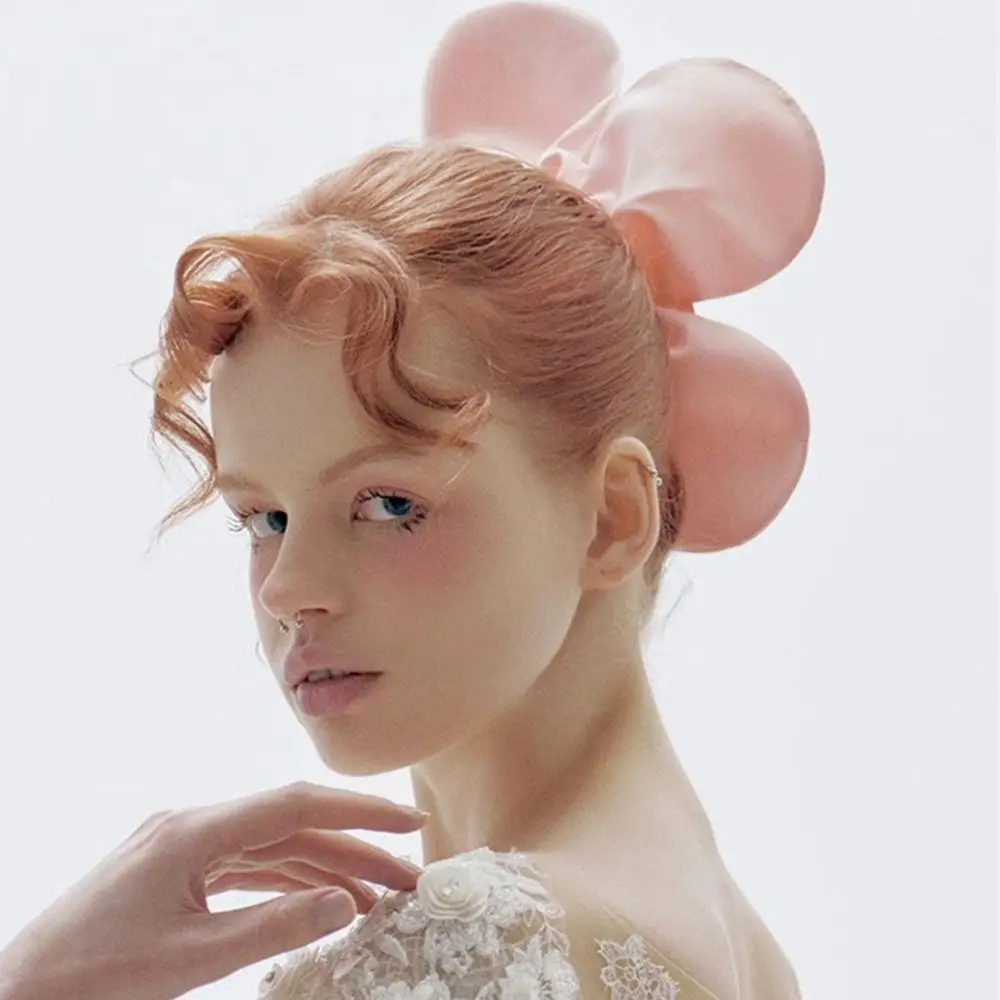 

Flower Hair Tie Girl Gift Exaggerated Hair Ring Korean Style Hair Rope Ponytail Holder Women Large Hair Scrunchies