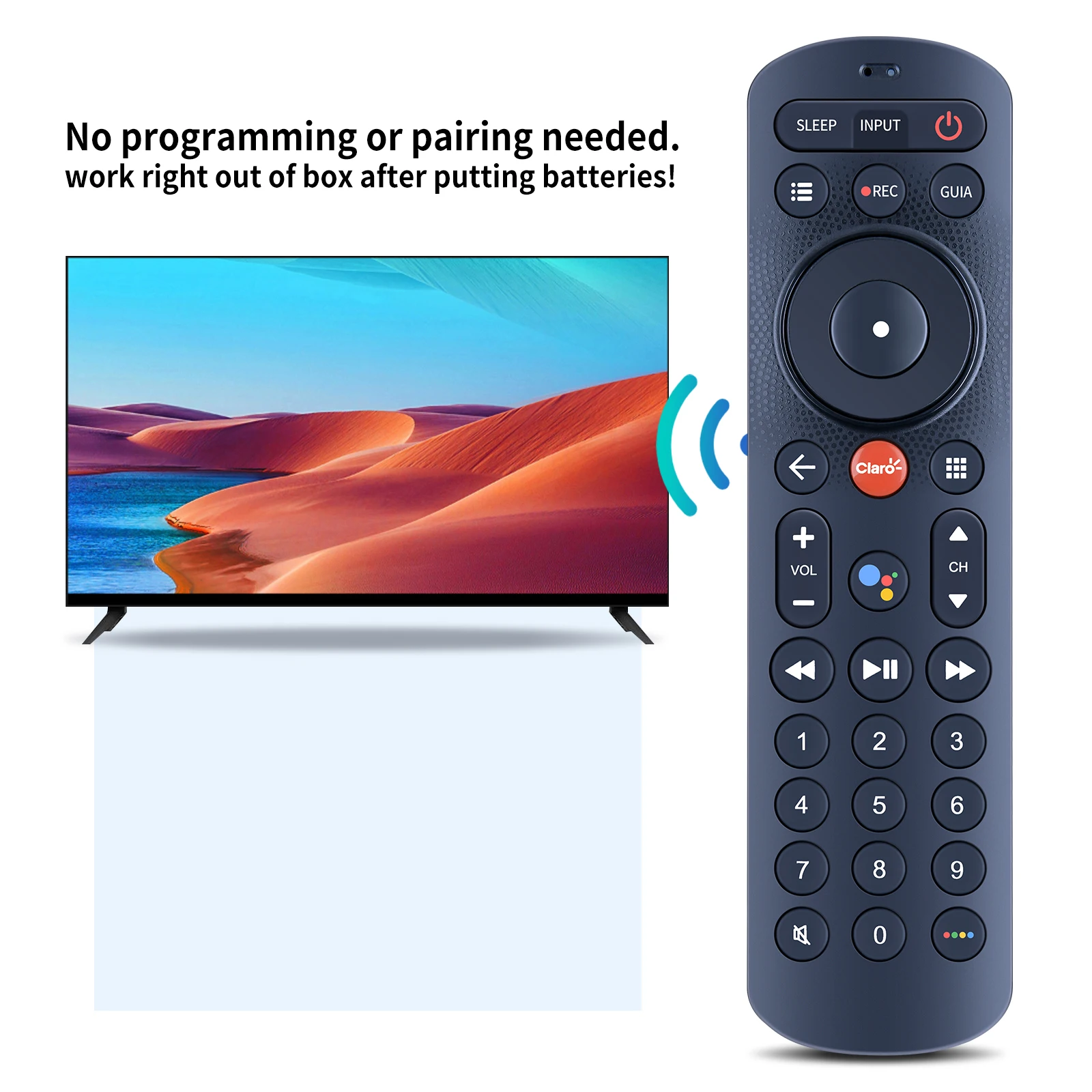 Пульт дистанционного управления для телевизора Claro Android