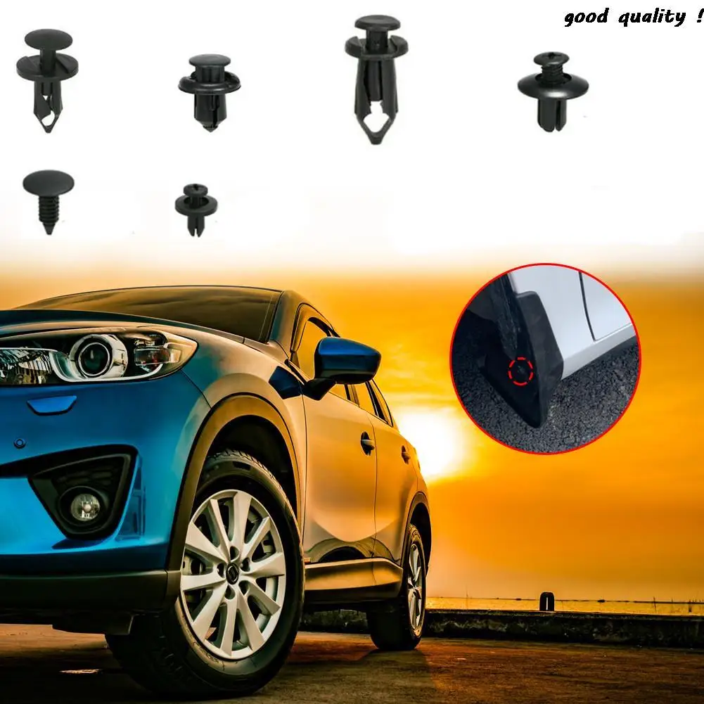 6 Size 60Pcs Auto Fastener Clips for Chrysler 300C Voyager PT Cruiser Grand Sebring Pacifica |