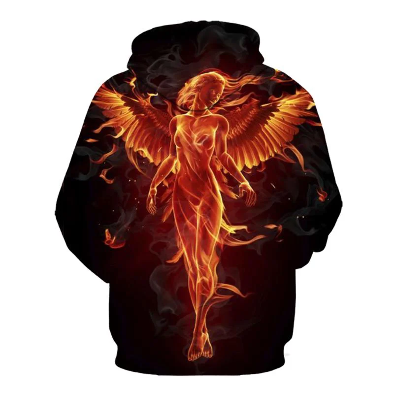 Толстовка мужская с капюшоном и 3D-принтом свитшот абстрактным принтом граффити