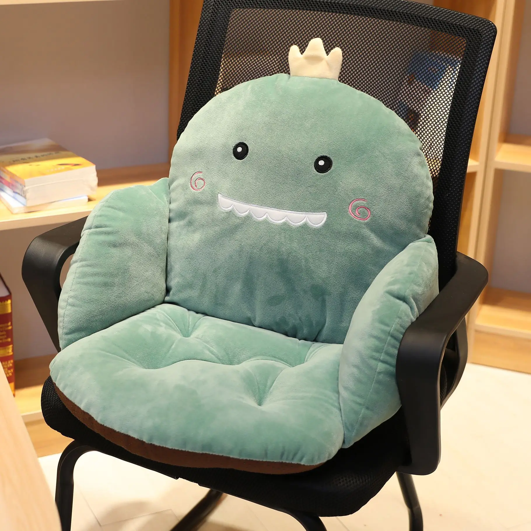 

Cushion for Chair Office Sedentary Cushion Student Desk Seat Back Comfortable Waist Support Backrest Cartoon Design Dakimakura