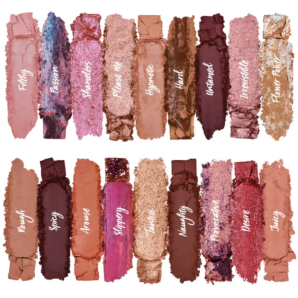 Палитра теней для век Naughty Nude макияж глаз HUDA PALETTE матовый очаровательный