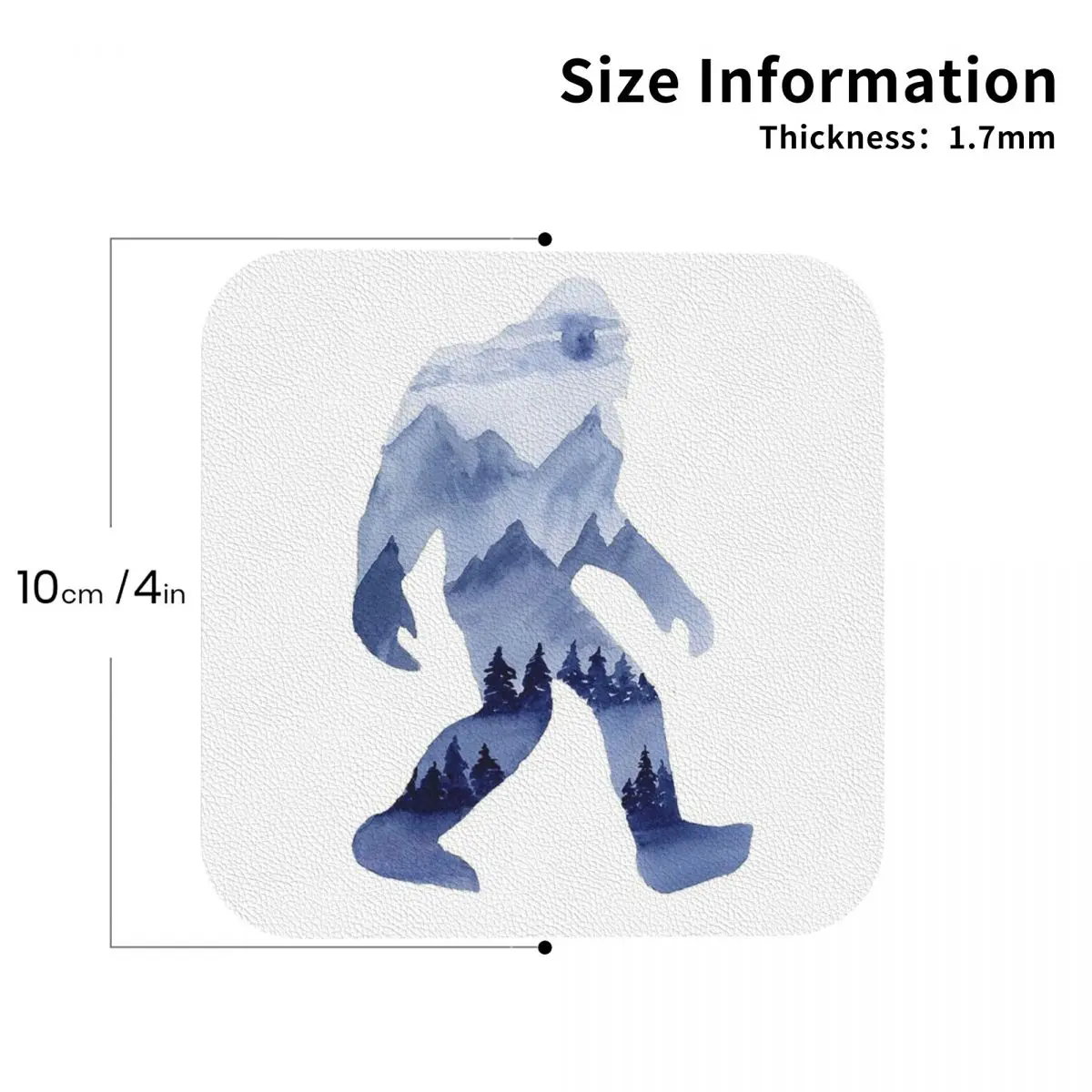 Подставки Bigfoot с дымчатым ландшафтом из силикона кухонные подставки