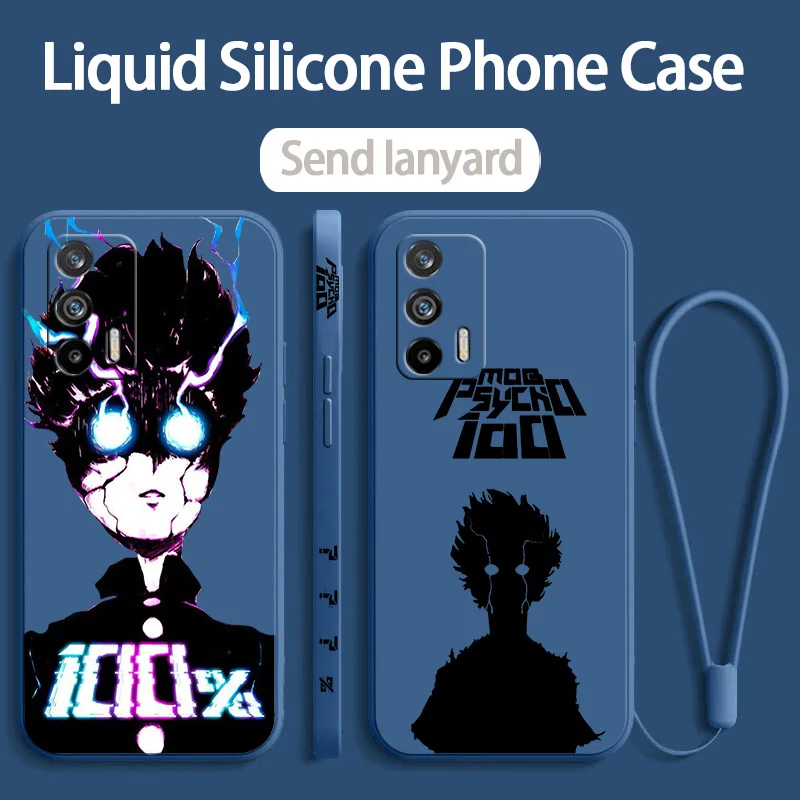 Mob Psycho 100 Anime For OPPO A57 A55 A54 A53 A52 A36 A35 A32 A17 A16 A15 A12 A9 A5 2020 Liquid Left Rope Phone Case