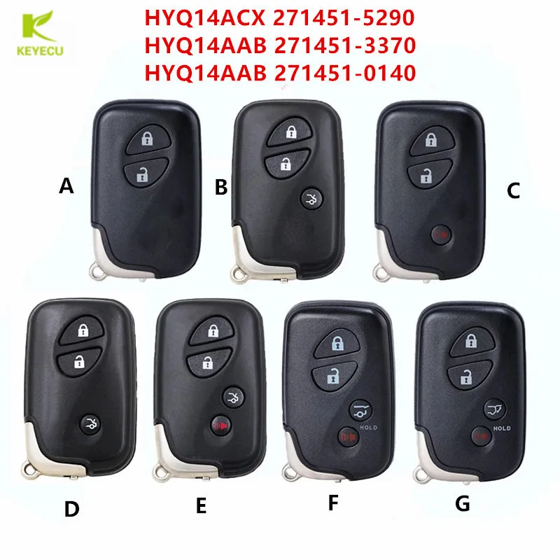 Дешевая плата KEYECU Smart Key 314 3 МГц 5290 3370 0140 для Lexus ES350 GS300 GS350 GS430 GS460 IS250 IS350 LS460 HYQ14AAB |