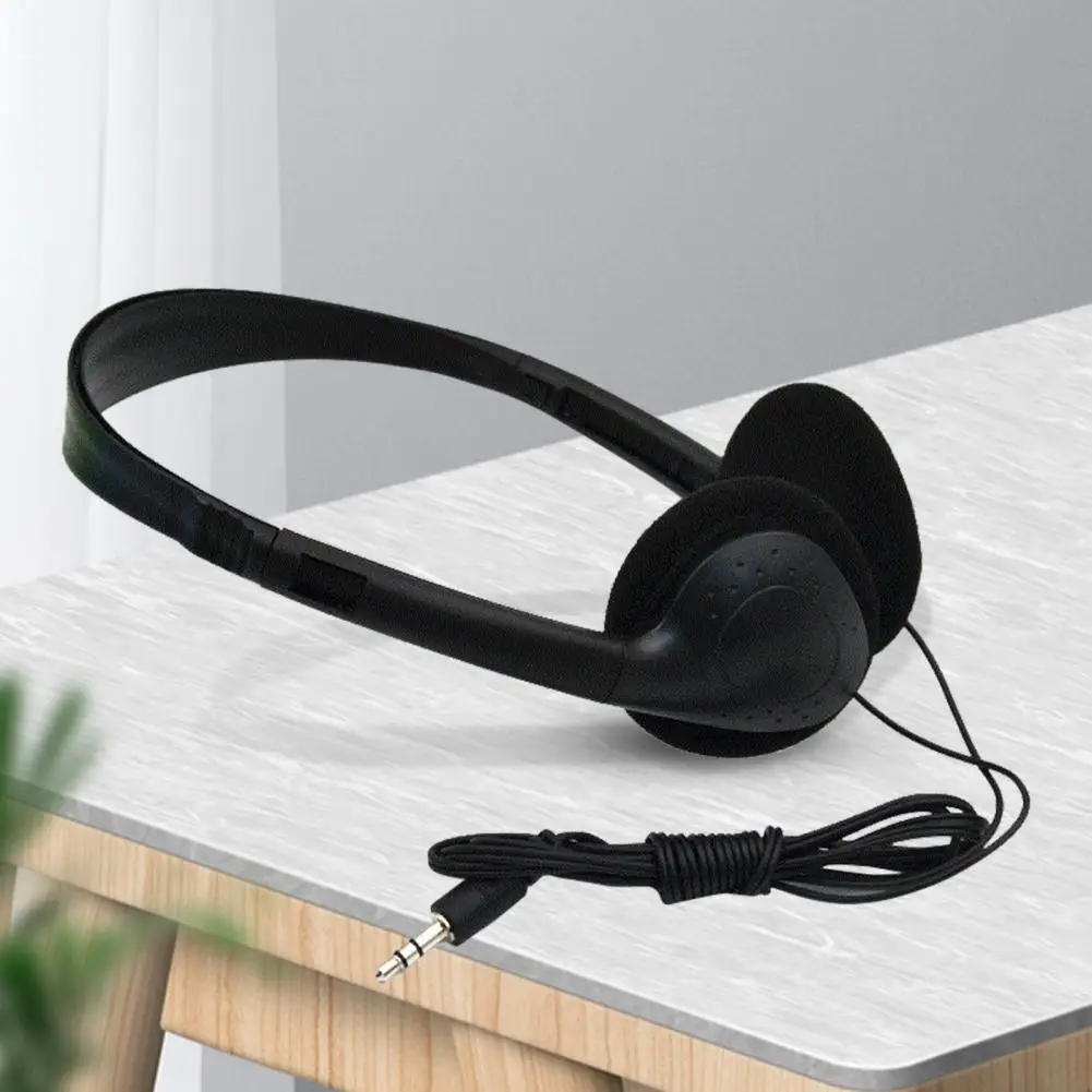 

Wired Headset Noise Reduction Earbud Comfortable Wearing ABS 3.5mm Clear Stereo Portable Gaming Headphone for Gamer