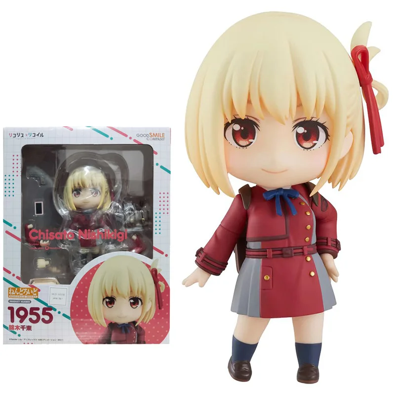 

In Stock Original Good Smile Nendoroid GSC 1955 Nishikigi Chisato Lycoris Recoil LycoReco Anime Figure Model Action Toys Gifts