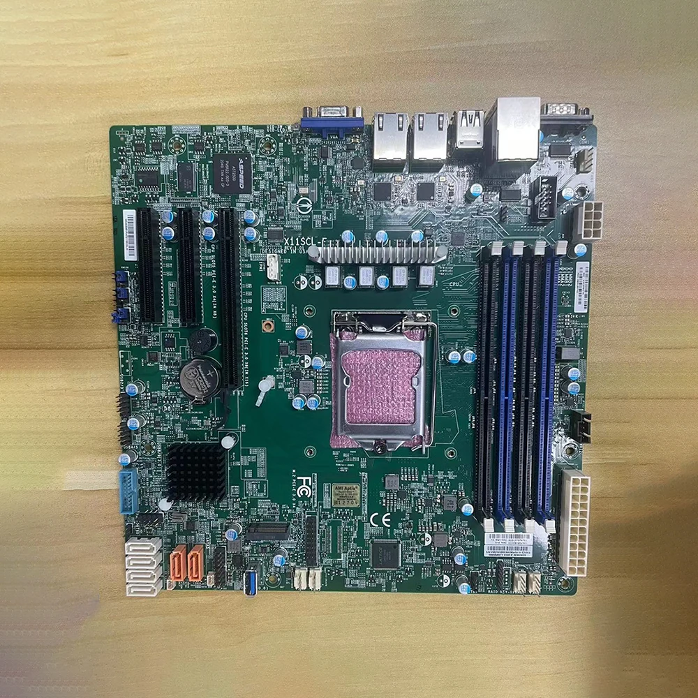 

X11SCL-F For Supermicro Single way Server Motherboard 8th/9th Gen Core i3 Xeon E-2100/2200 Processor LGA1151 DDR4