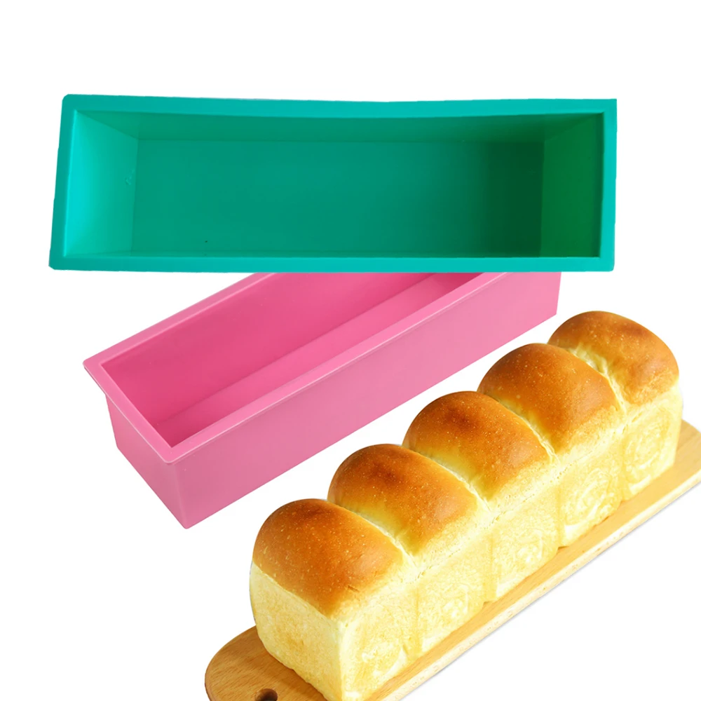 

Rectangular Toast Cake Silicone Mold Baking Tool DIY Toast Bread Cake Pan 3D Oversized Mousse Maker Kitchen Handmade