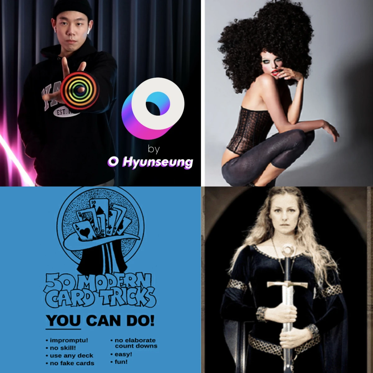 

[O] от O hyunsng, 3scc от Фрейзера Паркера, 50 современных карточных фокусов от Гленна, идеальная принцесса от аль-Корана, волшебные фокусы