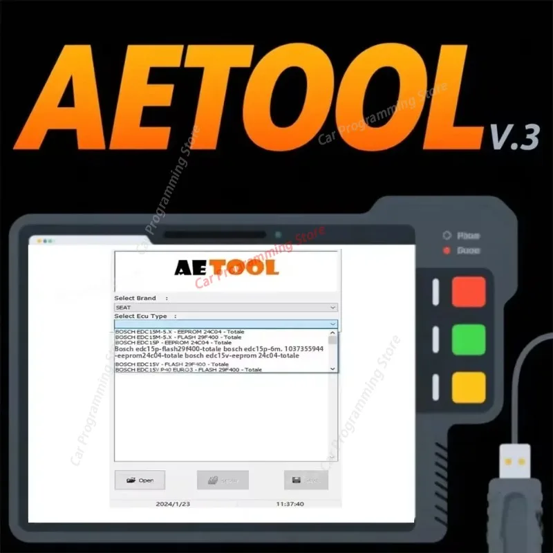 Фото Новинка 2026 года: AETOOL V1.3 – инструмент для декодирования ЭБУ, снятия EEPROM иммобилайзера, удаления IMMO, сброса данных ЭБУ, расчета PIN-кода, снятия IMMO и работы с девственными ЭБУ. №1