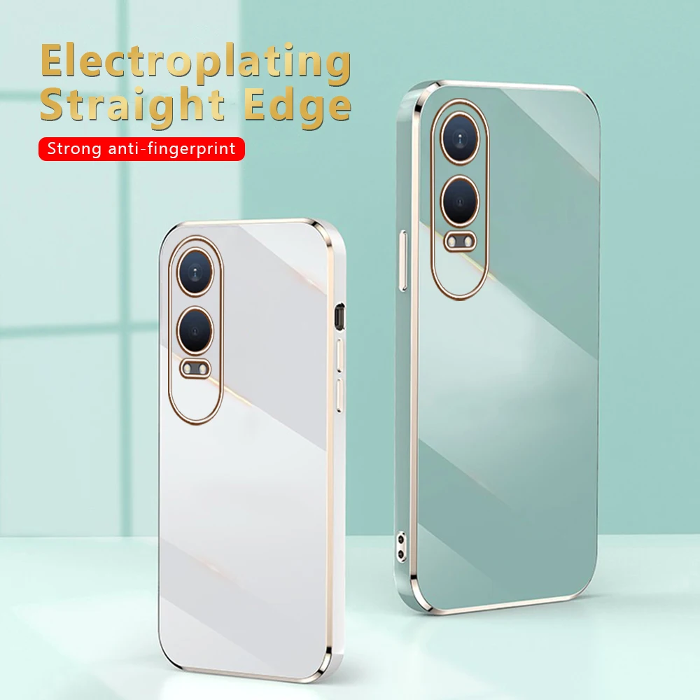 Защитный чехол для Oneplus Nord CE4 Lite мягкая задняя крышка с гальваническим покрытием