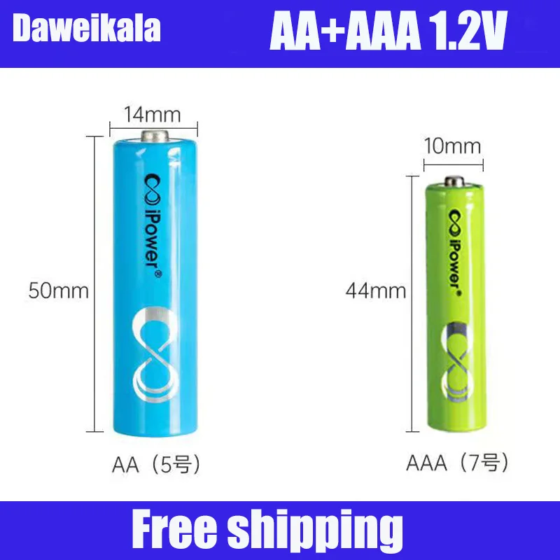 

NEW Batería AA + AAA 1,2 V batería recargable ni - MH AA 800 Mah 3a batería de flash aaa con soporte de batería 2pcaaa / AA