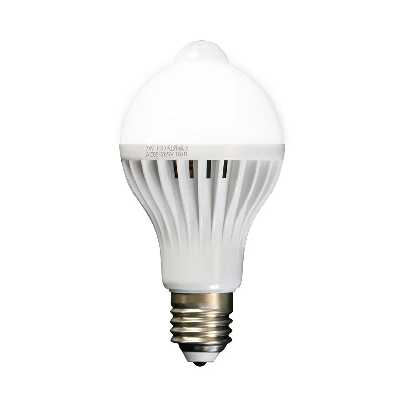 

ZK50 Sensor Light 5W 9W Led Bulb E27 Automatic Smart Body Infrared Sensor Light Wide Voltage 85-265V Warm Light