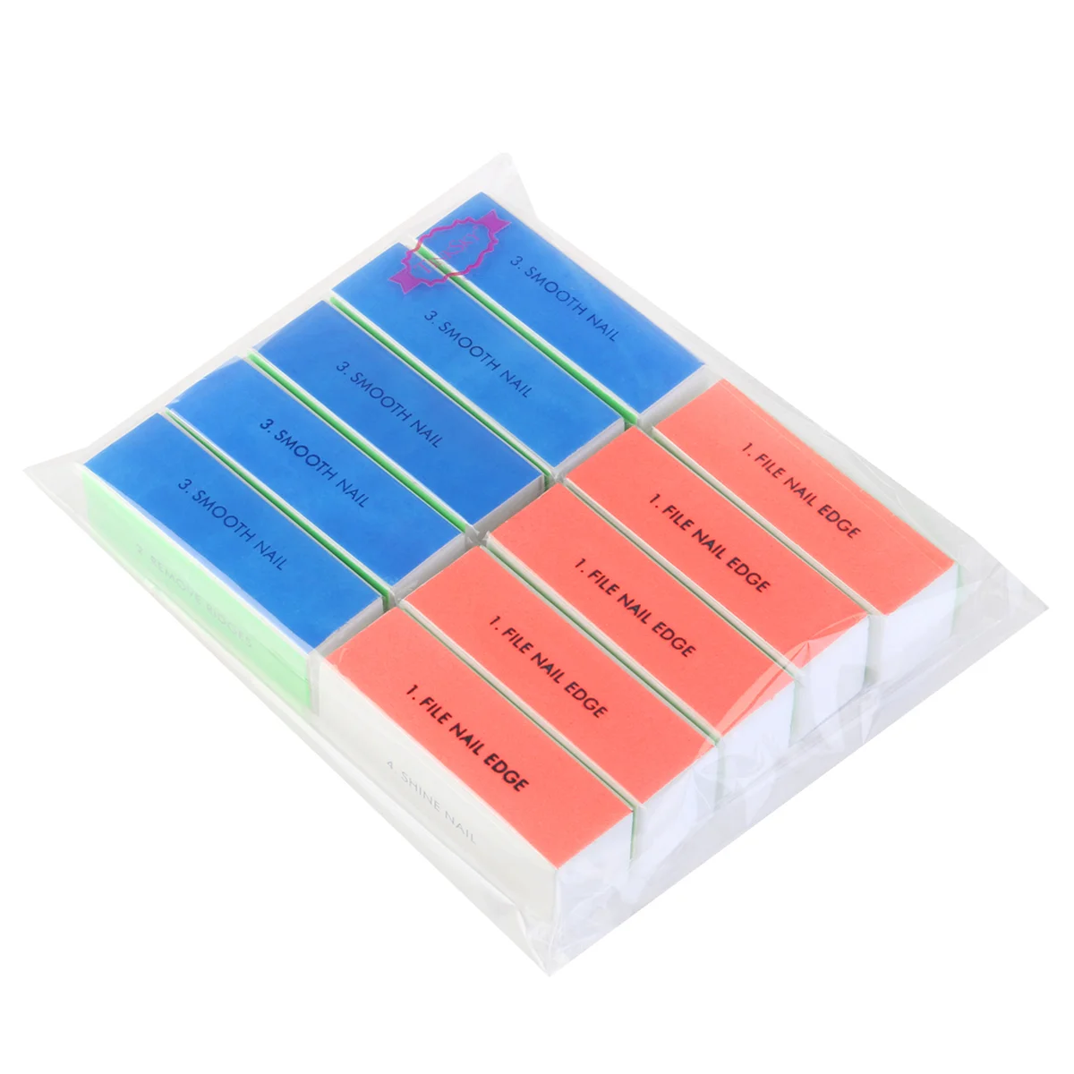 

10pcs Polishing Block Durable Premium Practical 4-Way Sanding Blocks Nail Buffers Emery Board Manicure File Tool