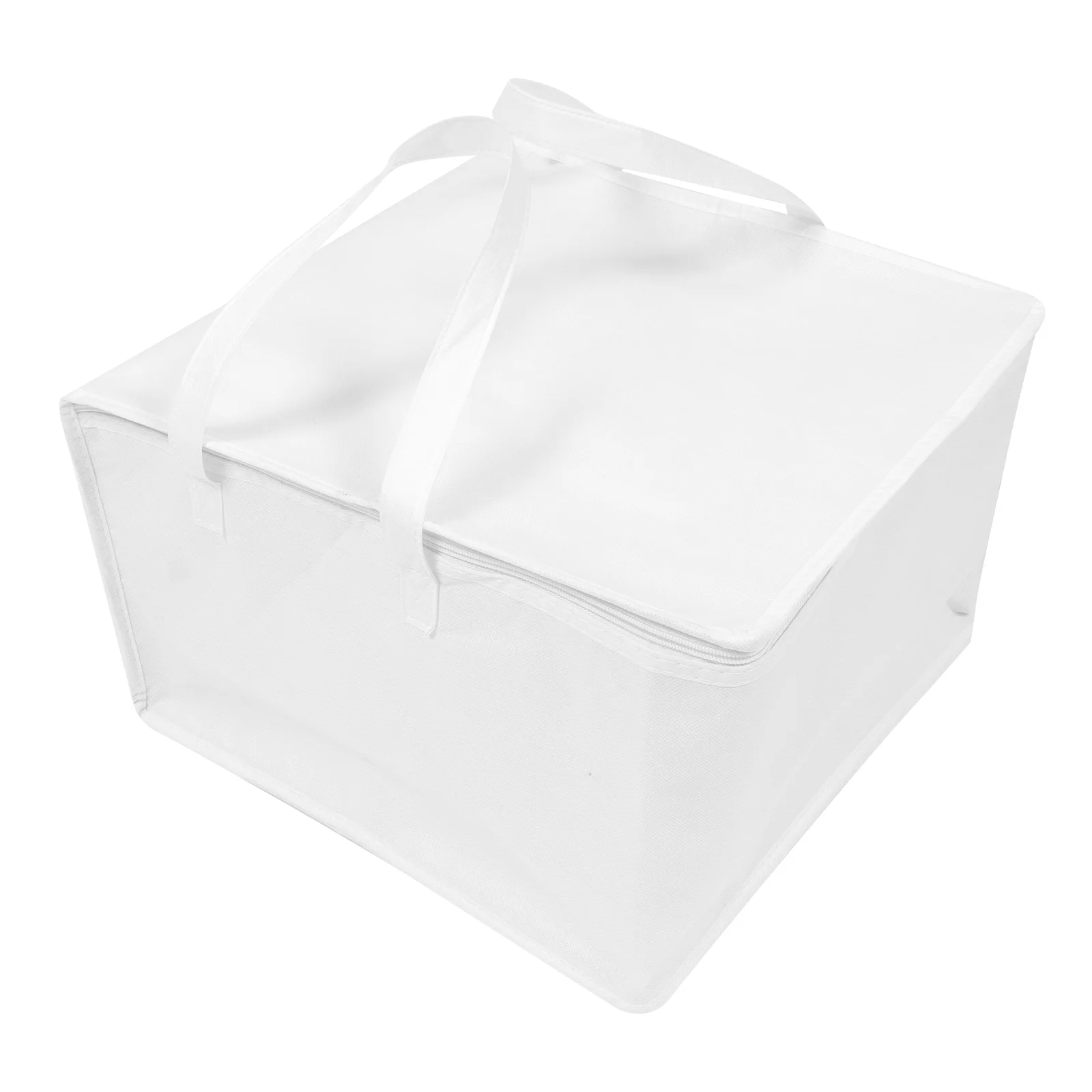 

Beach Backpack Cake Insulation Bag Food Storage Pouch Portable Picnic White Cloth Takeout Delivery Thermal Shopping Lunch