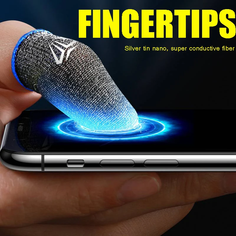 

Gaming Finger Sleeve Breathable Game Controller Finger Glove for Gamer Sweat Proof Non-Scratch Screen Gaming Thumb Gloves