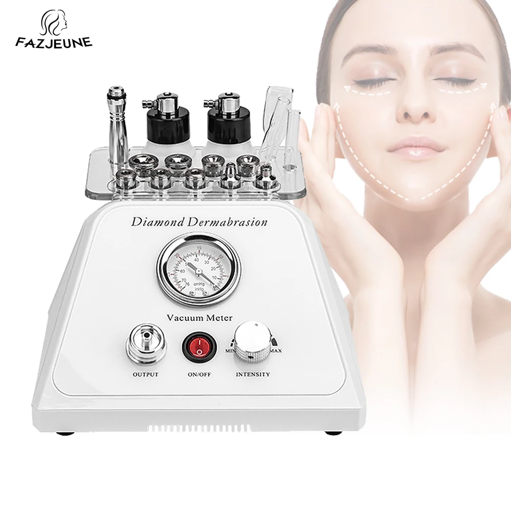 New Diamond Microdermabrasion Machine Exfoliation Facial Dermabrasion Devices Vacuum Wrinkle Removal Peeling Skin Care Tools